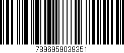 Código de barras (EAN, GTIN, SKU, ISBN): '7896959039351'