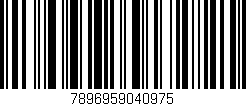 Código de barras (EAN, GTIN, SKU, ISBN): '7896959040975'