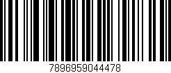 Código de barras (EAN, GTIN, SKU, ISBN): '7896959044478'