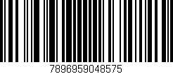 Código de barras (EAN, GTIN, SKU, ISBN): '7896959048575'