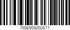 Código de barras (EAN, GTIN, SKU, ISBN): '7896959050677'