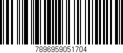 Código de barras (EAN, GTIN, SKU, ISBN): '7896959051704'