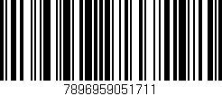 Código de barras (EAN, GTIN, SKU, ISBN): '7896959051711'