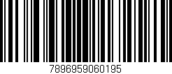 Código de barras (EAN, GTIN, SKU, ISBN): '7896959060195'