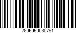 Código de barras (EAN, GTIN, SKU, ISBN): '7896959060751'