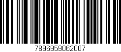 Código de barras (EAN, GTIN, SKU, ISBN): '7896959062007'