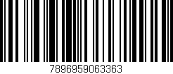 Código de barras (EAN, GTIN, SKU, ISBN): '7896959063363'