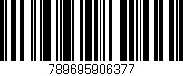 Código de barras (EAN, GTIN, SKU, ISBN): '789695906377'