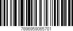 Código de barras (EAN, GTIN, SKU, ISBN): '7896959065701'