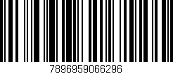 Código de barras (EAN, GTIN, SKU, ISBN): '7896959066296'