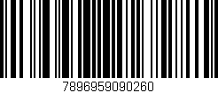 Código de barras (EAN, GTIN, SKU, ISBN): '7896959090260'