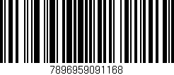 Código de barras (EAN, GTIN, SKU, ISBN): '7896959091168'