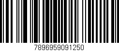 Código de barras (EAN, GTIN, SKU, ISBN): '7896959091250'
