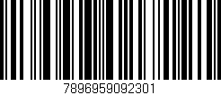Código de barras (EAN, GTIN, SKU, ISBN): '7896959092301'