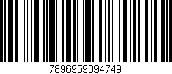 Código de barras (EAN, GTIN, SKU, ISBN): '7896959094749'