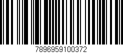 Código de barras (EAN, GTIN, SKU, ISBN): '7896959100372'
