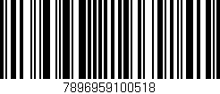 Código de barras (EAN, GTIN, SKU, ISBN): '7896959100518'