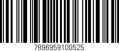 Código de barras (EAN, GTIN, SKU, ISBN): '7896959100525'