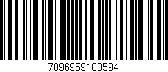 Código de barras (EAN, GTIN, SKU, ISBN): '7896959100594'