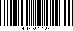 Código de barras (EAN, GTIN, SKU, ISBN): '7896959102277'