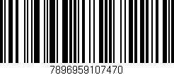 Código de barras (EAN, GTIN, SKU, ISBN): '7896959107470'