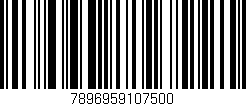Código de barras (EAN, GTIN, SKU, ISBN): '7896959107500'