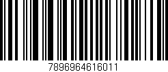 Código de barras (EAN, GTIN, SKU, ISBN): '7896964616011'