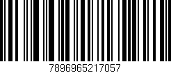 Código de barras (EAN, GTIN, SKU, ISBN): '7896965217057'