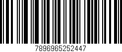Código de barras (EAN, GTIN, SKU, ISBN): '7896965252447'
