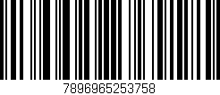 Código de barras (EAN, GTIN, SKU, ISBN): '7896965253758'