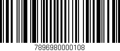 Código de barras (EAN, GTIN, SKU, ISBN): '7896980000108'