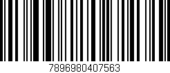 Código de barras (EAN, GTIN, SKU, ISBN): '7896980407563'