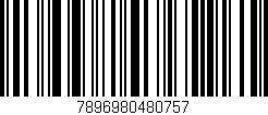 Código de barras (EAN, GTIN, SKU, ISBN): '7896980480757'