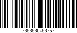Código de barras (EAN, GTIN, SKU, ISBN): '7896980493757'