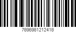 Código de barras (EAN, GTIN, SKU, ISBN): '7896981212418'
