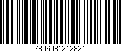 Código de barras (EAN, GTIN, SKU, ISBN): '7896981212821'