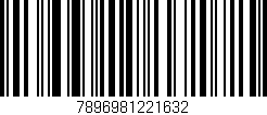 Código de barras (EAN, GTIN, SKU, ISBN): '7896981221632'