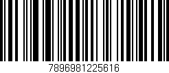 Código de barras (EAN, GTIN, SKU, ISBN): '7896981225616'