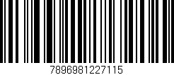 Código de barras (EAN, GTIN, SKU, ISBN): '7896981227115'