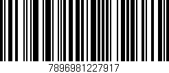 Código de barras (EAN, GTIN, SKU, ISBN): '7896981227917'