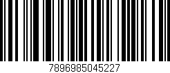 Código de barras (EAN, GTIN, SKU, ISBN): '7896985045227'