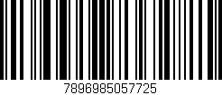 Código de barras (EAN, GTIN, SKU, ISBN): '7896985057725'
