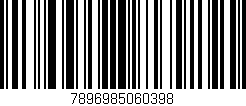 Código de barras (EAN, GTIN, SKU, ISBN): '7896985060398'