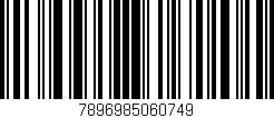 Código de barras (EAN, GTIN, SKU, ISBN): '7896985060749'