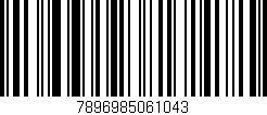 Código de barras (EAN, GTIN, SKU, ISBN): '7896985061043'