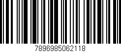 Código de barras (EAN, GTIN, SKU, ISBN): '7896985062118'