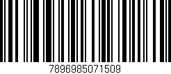 Código de barras (EAN, GTIN, SKU, ISBN): '7896985071509'