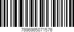 Código de barras (EAN, GTIN, SKU, ISBN): '7896985071578'