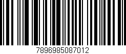 Código de barras (EAN, GTIN, SKU, ISBN): '7896985087012'
