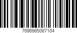 Código de barras (EAN, GTIN, SKU, ISBN): '7896985087104'